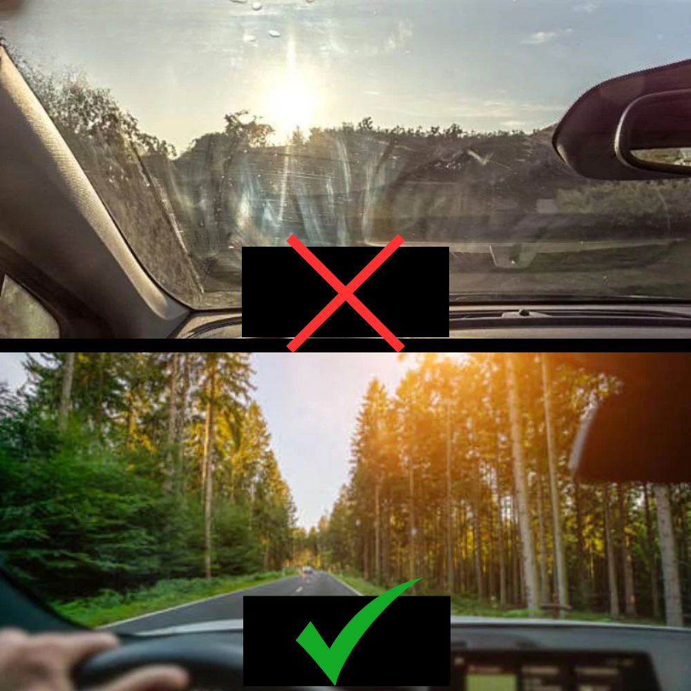 Auton ikkunanpesuharja (2 mikrokuituliinaa mukana)