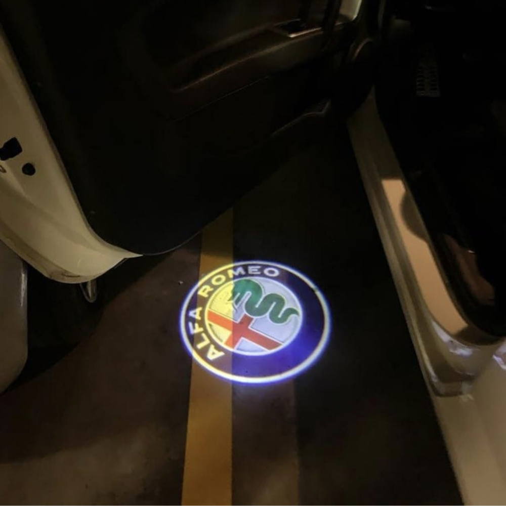 Projecteur de marque personnalisée pour porte autocollante